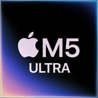 Apple promotional illustration of the M5 Ultra chip