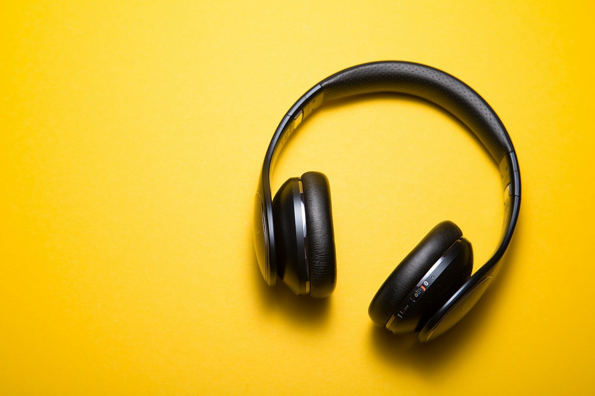 Headphones used for music listening