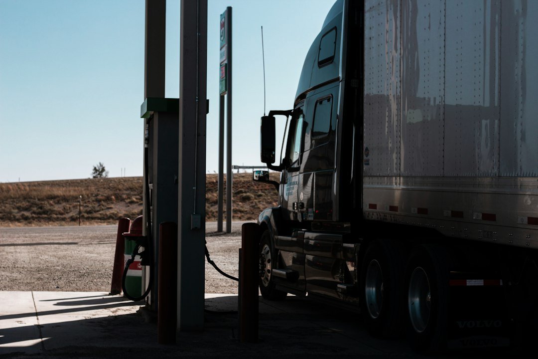 Conventional heavy freight truck representing long-distance road transport