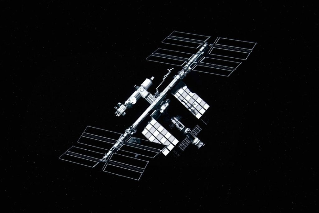 International Space Station pictured in space.