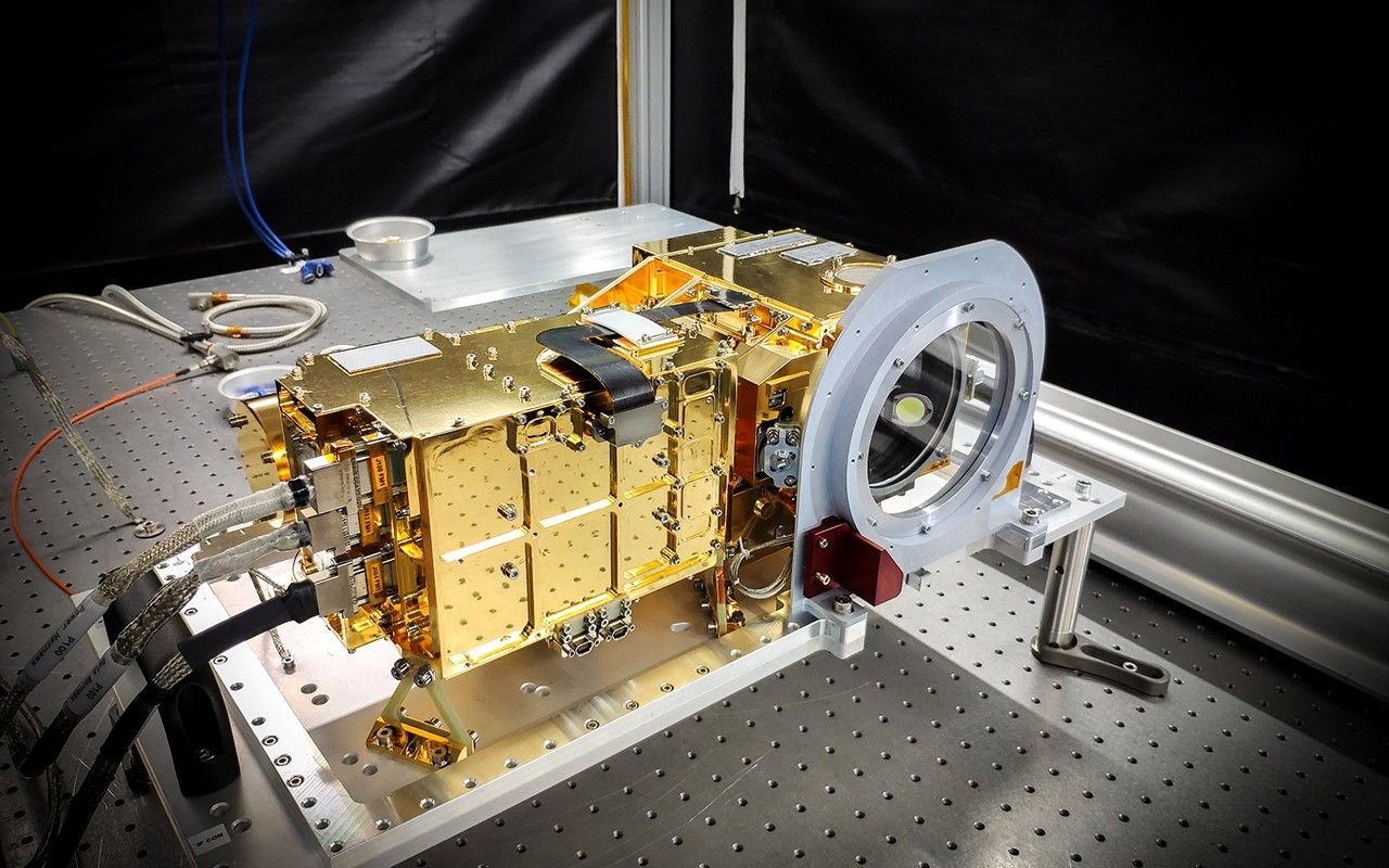 SuperCam mast unit before installation on NASA's Perseverance Mars rover