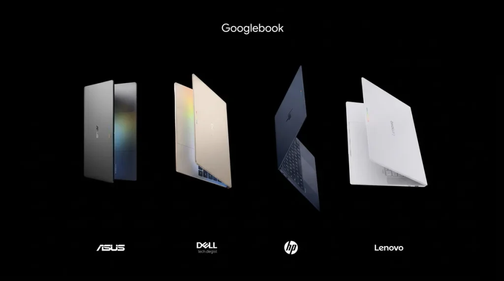 Googlebook laptops announced for the Australian market