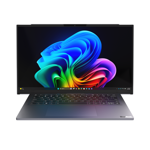 Lenovo Project Swan concept laptop with its display extended sideways.