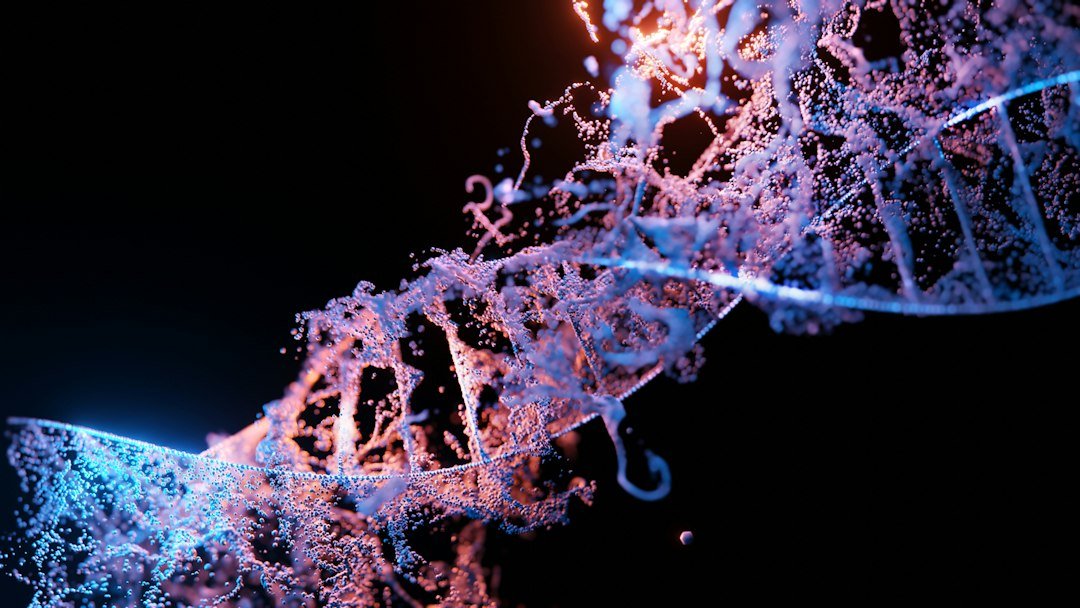 Conceptual molecular illustration; not an image from the ALTER experiment.
