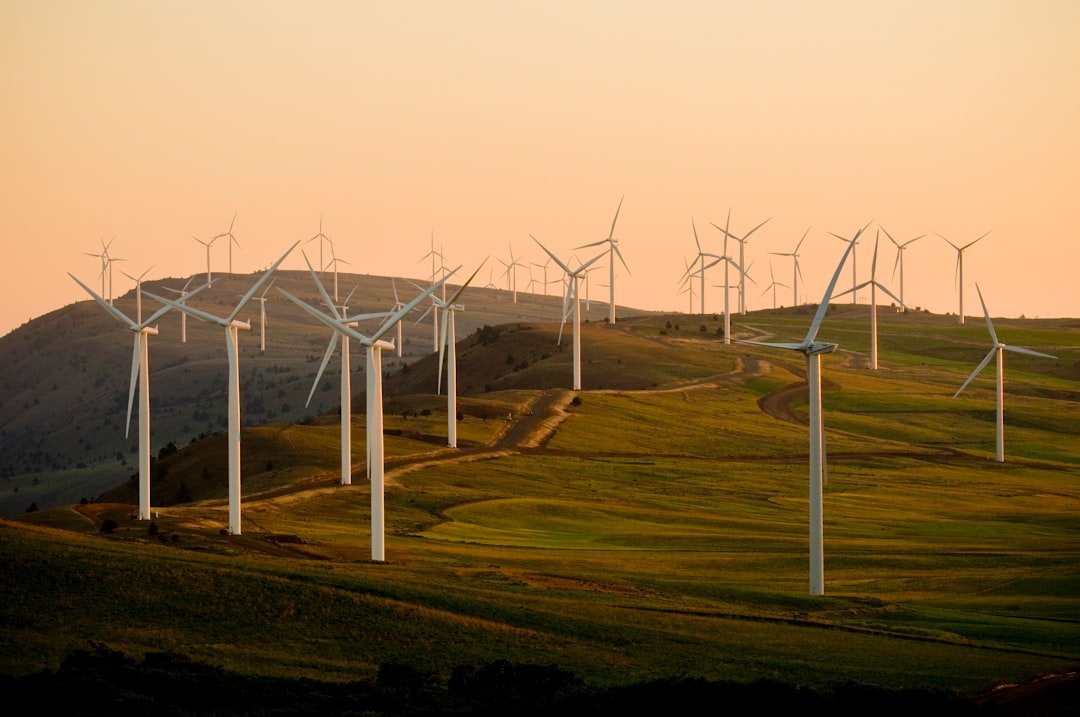 Wind turbines associated with Turlock Irrigation District