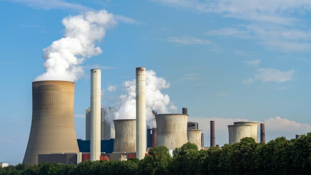 Power plant in Niederaußem, Germany, used as representative energy infrastructure
