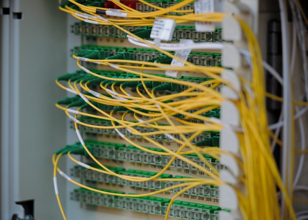 Fibre-optic cables; contextual image for shared computing infrastructure.