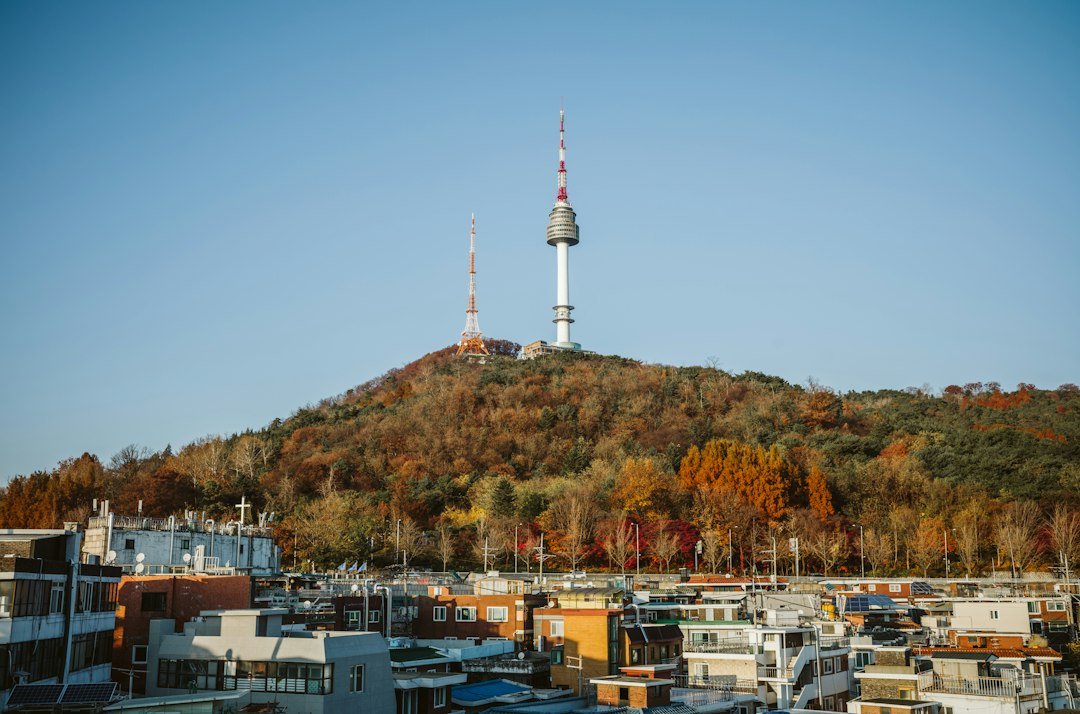 N Seoul Tower rising above the South Korean capital